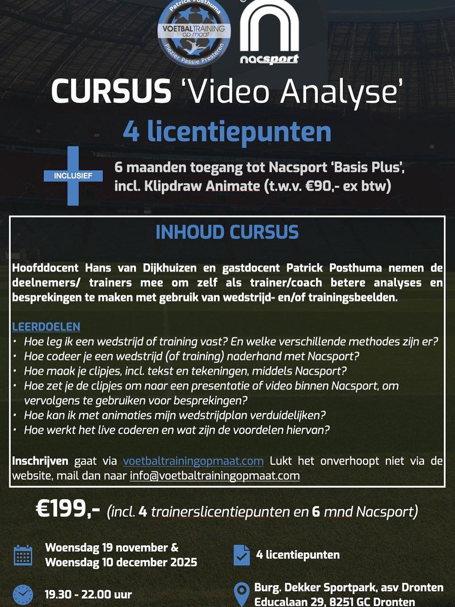voetbaltrainingopmaat.com (@vtrainingopmaat) on Twitter photo 