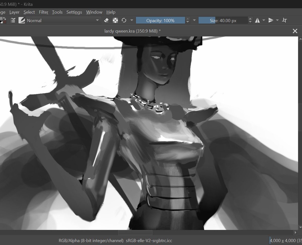 princendonga's tweet image. Day 2 of working on cute miss lady here...
#characterdesign #blackangel