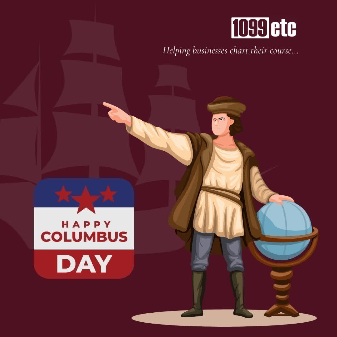 1099Etc's tweet image. Explorers needed maps as businesses need tools.

On Columbus Day, we celebrate discovery—and our role in guiding companies toward financial confidence. 🧭

Happy Columbus Day!

#PayrollSolutions #BusinessSuccess #ColumbusDay