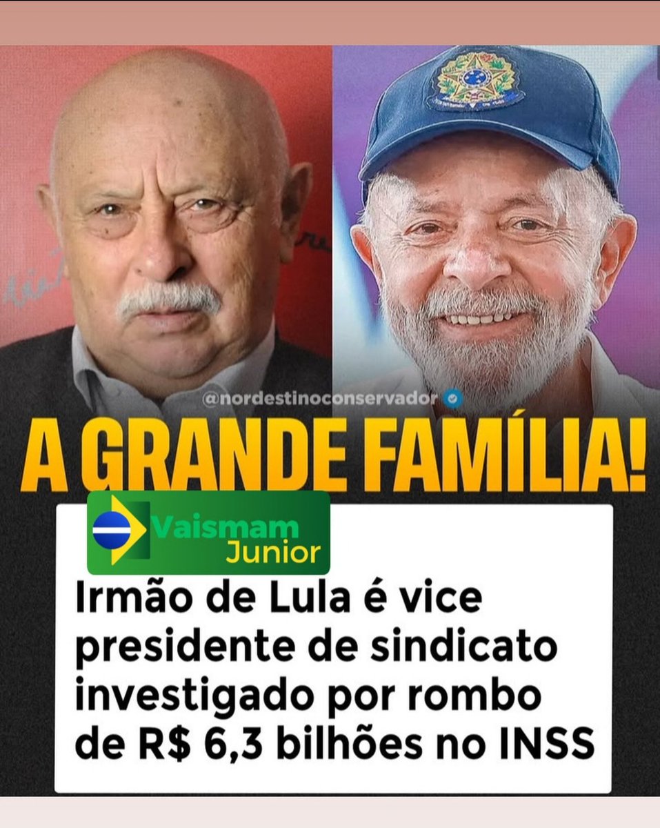 AlexMcardo85737's tweet photo. @SRivoltril Aí aproveita e posta está aqui também os ladrões das aposentadoria dos idosos do INSS. https://t.co/z9oC4r8N4N