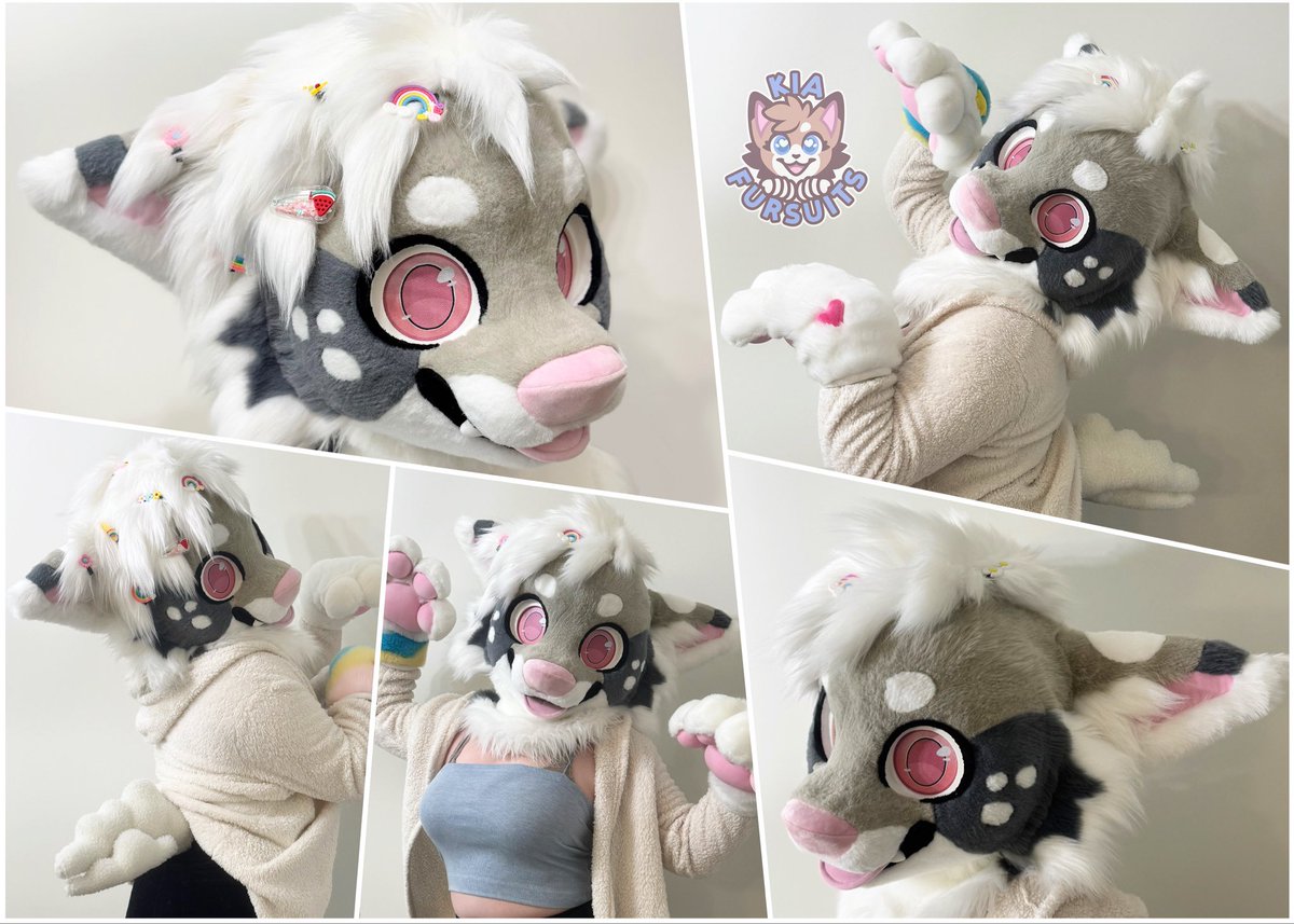 KiaFursuits's tweet image. 🐺☁️🌈Cloudy-Wolf Premade ☁️🌈🐺
$4.5k USD (free international shipping)
Payment plans may be accepted, please DM if you are curious! #fursuitforsale