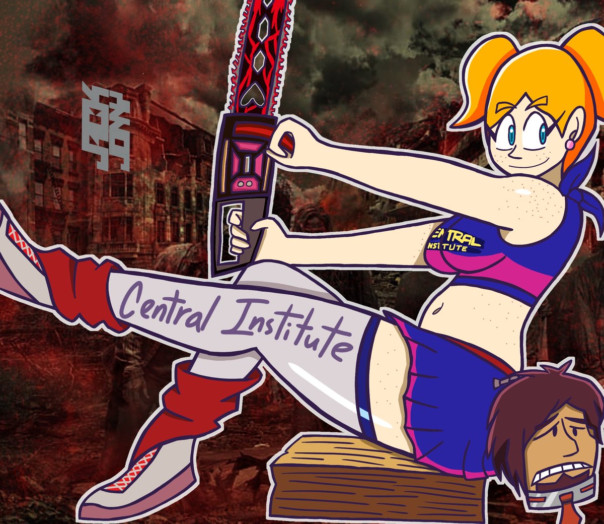 Jack's OCtober Spooky Special #06
Ashley as Juliet Starling from Lollipop Chainsaw