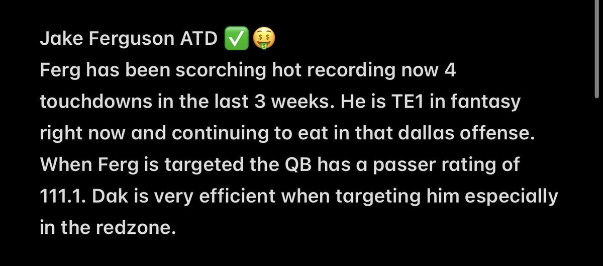 RodsPicks's tweet photo. Jake Ferg hits ATD ✅🤑 https://t.co/0P9GvGtEYk