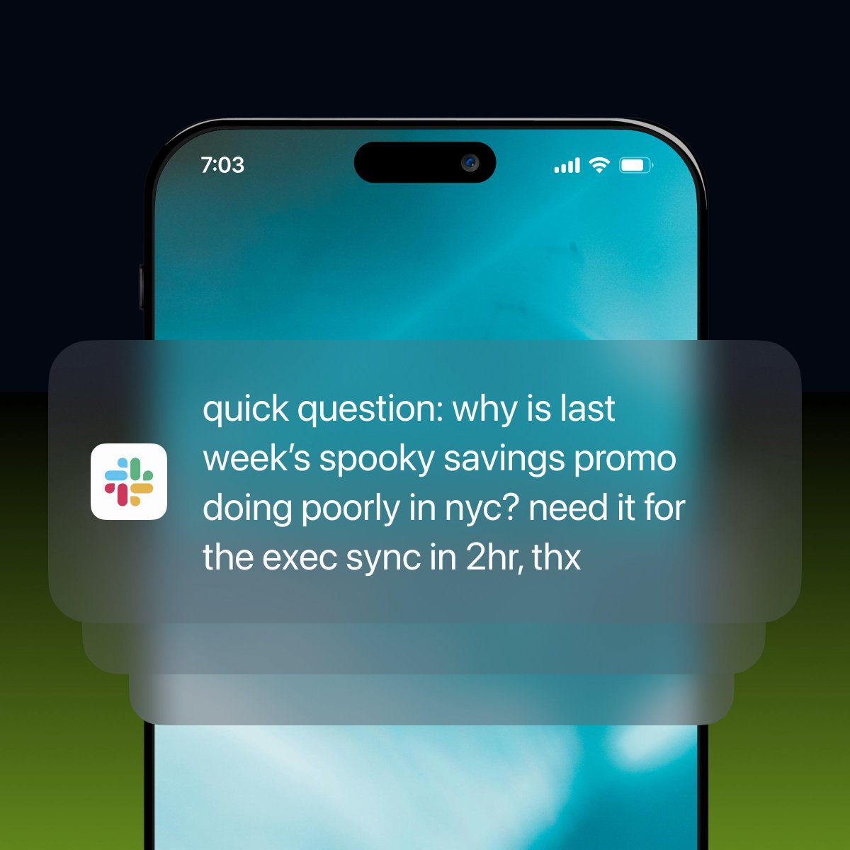 PromptQL's tweet image. Yeah, we’ve all been there.

Answering those “quick” questions is never actually quick.

Pulling data. Joining tables. Clarifying what someone really meant. Pinging folks for help and confirmation.

It’s your classic morning fire drill.

But what if you had an AI-powered analyst…