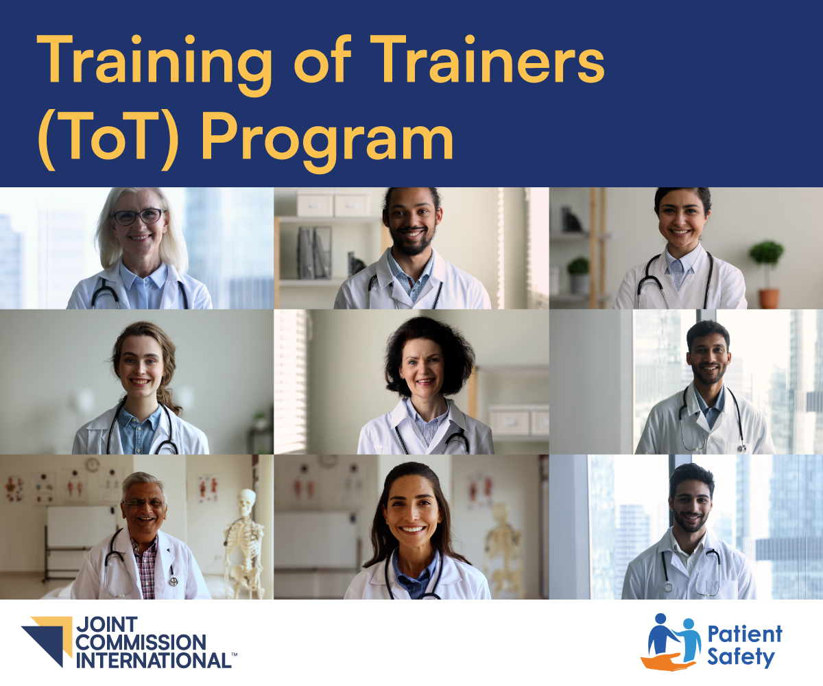 JCI is proud to share the Training of Trainers (ToT) Program, part of the Patient Safety Pathways initiative designed to develop patient safety capabilities. The program is off to a strong start, with 90+ champions trained across 15+ countries.
Learn more: ow.ly/6e9A50XaF2H