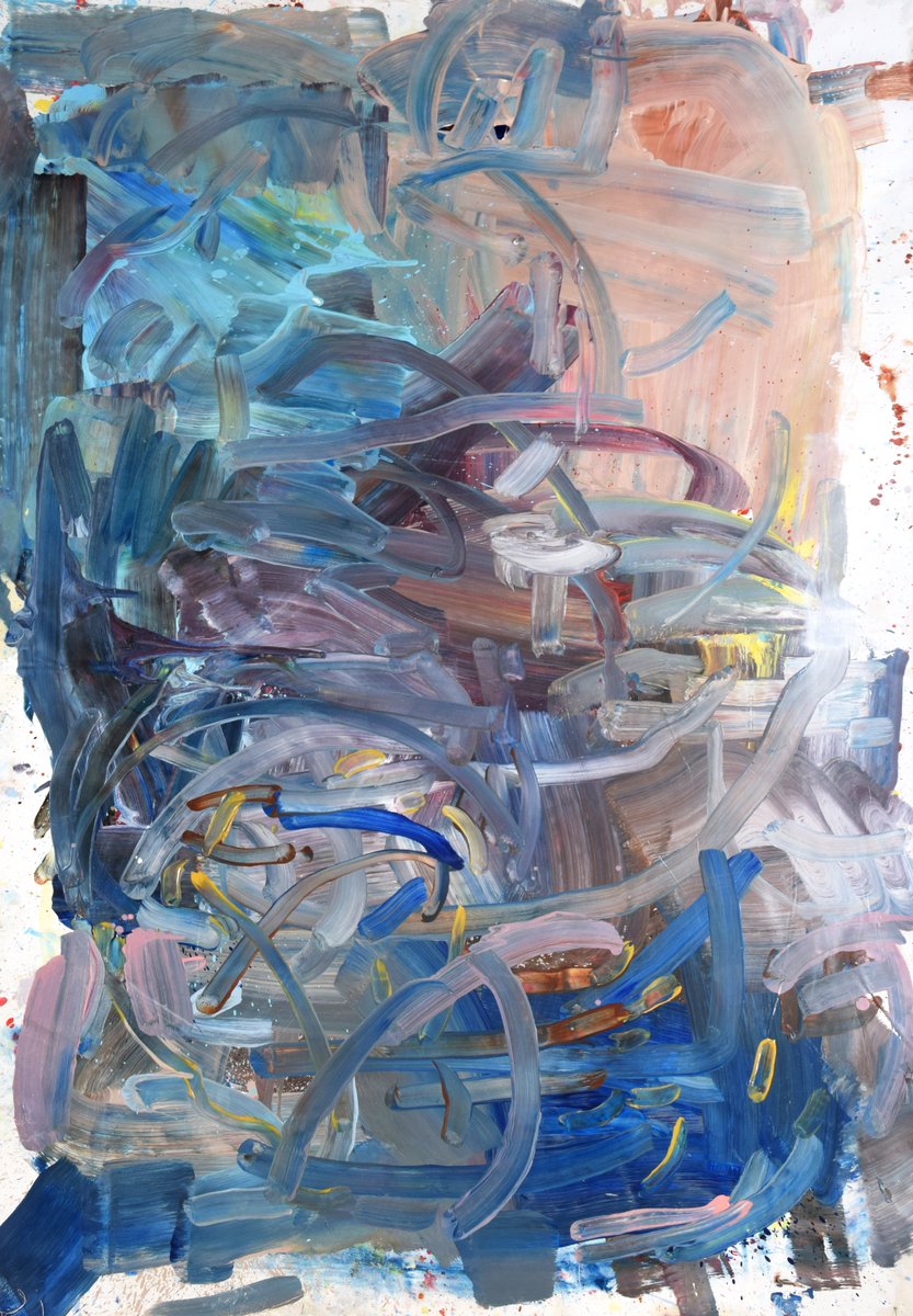 paranoidhill's tweet image. Continuing the artwork sharing, for this week focus on my physical art series, here is "For Q" a painting gifted to @quincy_sol in 2022
Quincy was the one that brought me to Solana, a place that changed the course of my artistic journey, a place where I could be part of the…
