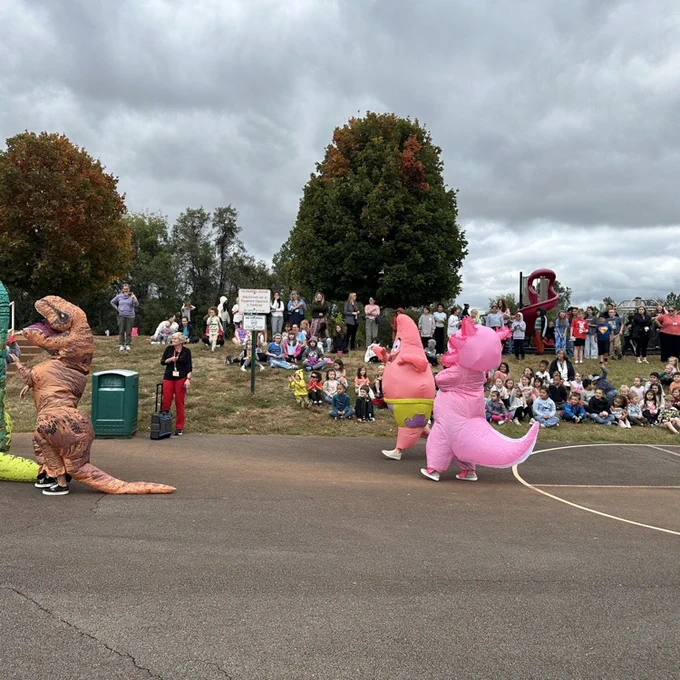 pictured here is the AGR fun run inflatable race