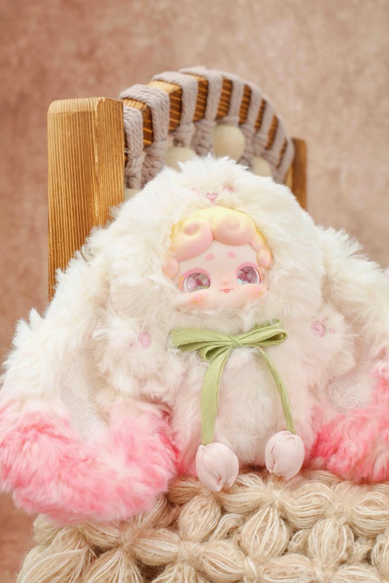 🆕LUCKY DEER NAI「おやすみ兎：秘密の花園」ぬいぐるみチャーム🆕 花