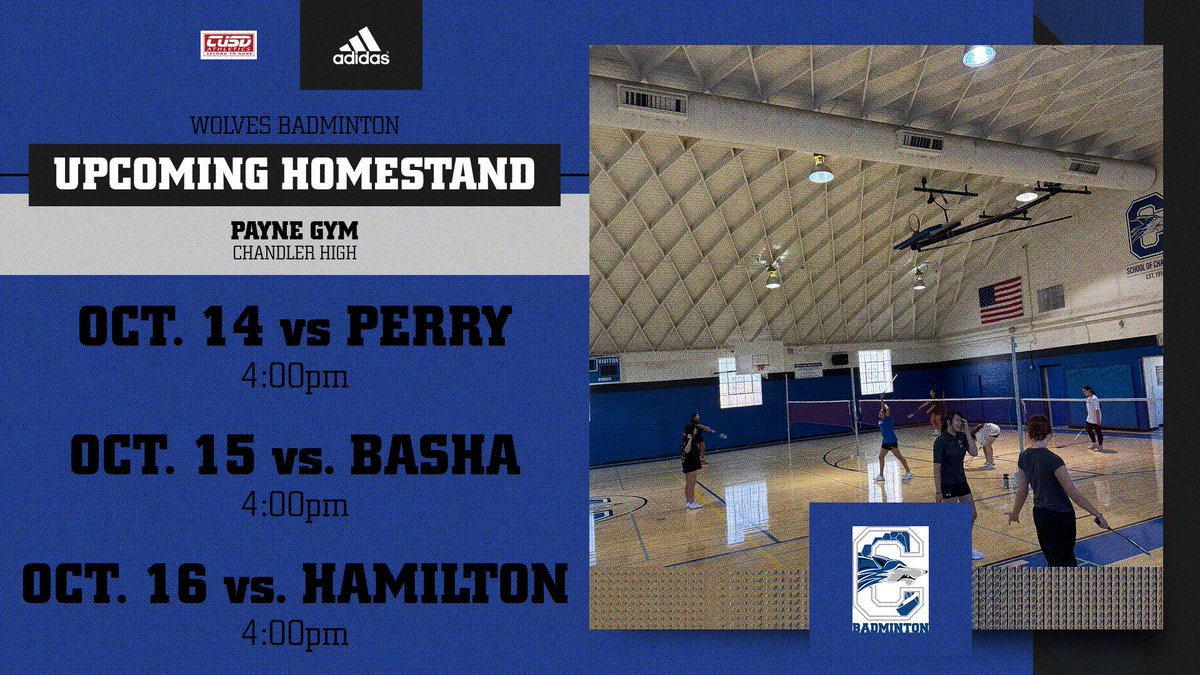 WolvesBadminton's tweet photo. Busy week in the Premier Region! Let’s Go Wolves! https://t.co/DoWNZh7q0e