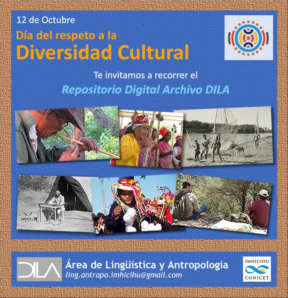 DILA - CONICET (@dilaconicet) on Twitter photo ¿Sabías que las colecciones y fondos documentales de investigación producidos por antropólogos, lingüistas y otros científicos sociales también nos permiten conocer y valorar la diversidad lingüística y cultural de nuestra región? Te invitamos a recorrer nuestro Repositorio ¿Sabías que las colecciones y fondos documentales de investigación producidos por antropólogos, lingüistas y otros científicos sociales también nos permiten conocer y valorar la diversidad lingüística y cultural de nuestra región? Te invitamos a recorrer nuestro Repositorio
