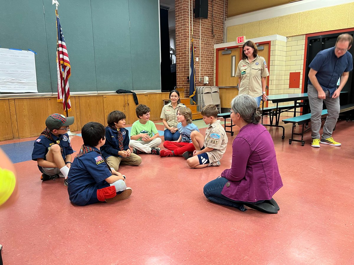 Board Member Susan Cunningham met with Cub Scout Pack 637 at Tuckahoe Elementary to talk about civic engagement, elections, and community leadership. Thank you to the Scouts and leaders for an inspiring evening of questions and curiosity about local government.