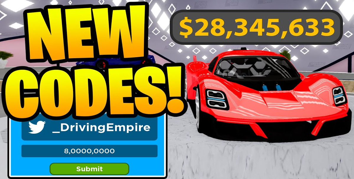 GameForceRoblox's tweet image. Driving Empire Codes &amp;amp; Tips, Updated! (October 2025) - buff.ly/JUT7HMy  -  You can explore detailed maps of urban streets, highways, and scenic routes. You can choose from over 250 cars... 

2,000+ Games | 40,000+ Codes! buff.ly/TZx50Bv…