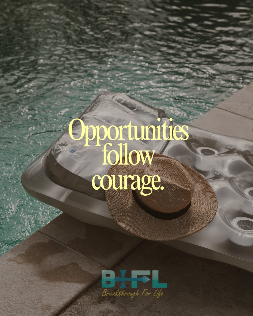 btflcoachbu's tweet photo. Fear says “stay safe,” but courage says “try anyway.” 🌸 

Opportunities rarely come without risk. 

When you act with courage, you create a path for blessings and breakthroughs to flow. 🚀

✅What’s the bold step you’ve been putting off?

#btfltips #leadership https://t.co/CKuMGKvpGv