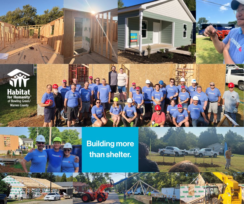 With each new morning, we are building more than shelter. #community