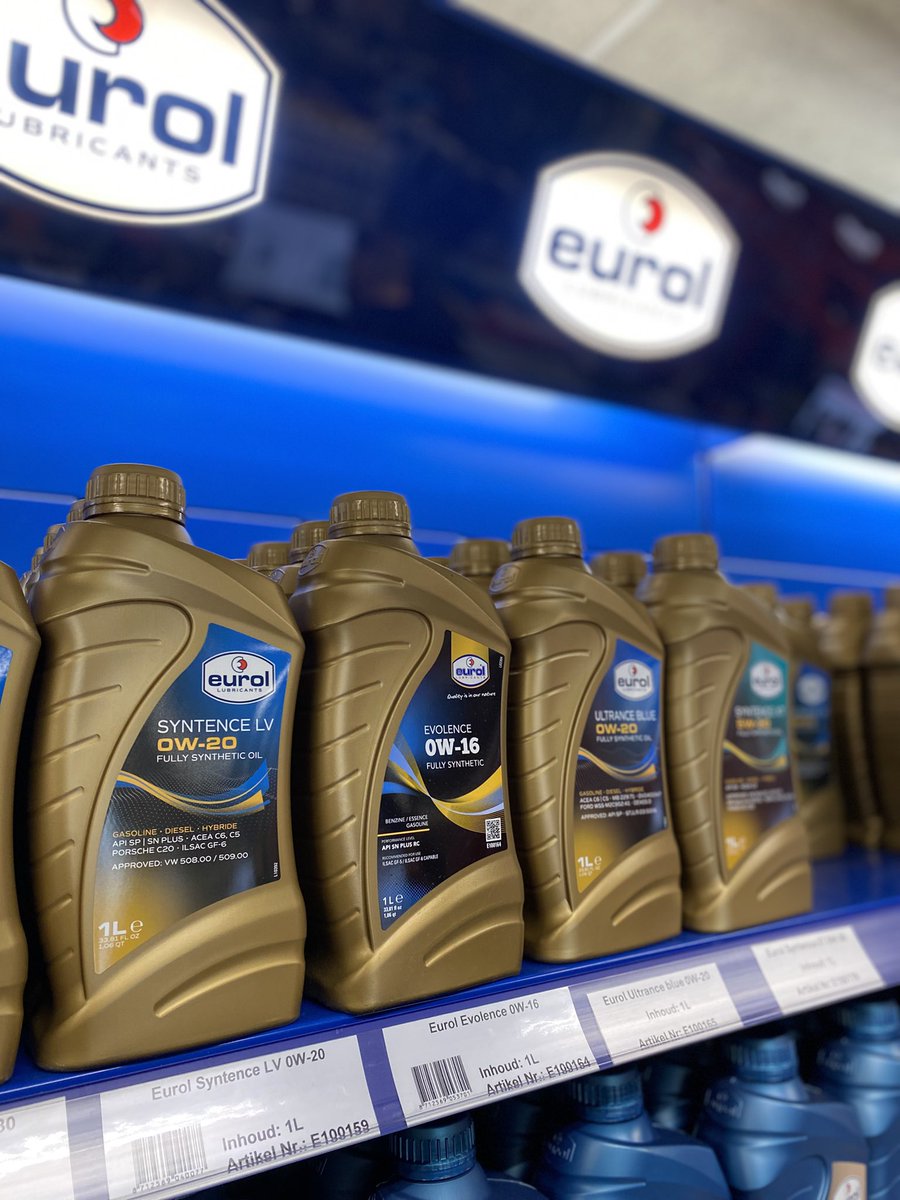 🛢️ Olie diversiteit neemt enorm toe!
Of het nu gaat om 0W-16, 0W-20 of speciale hybride-oliën, wij hebben het allemaal uit voorraad leverbaar 💪

🔧 Allparts Jari Techniek – jouw partner in smeermiddelen
#Eurol #jaritechniek #autotechniek #smeermiddelen #onderhoud #werkplaats