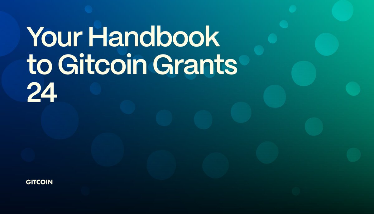 gitcoin's tweet image. Everything you need to crush #GG24 - all in one place 💚
Whether you’re applying, donating, or just exploring, this guide walks you through it all:
Domains ✅
Deadlines ✅
Funding mechanisms ✅
🧭 Read Your Handbook to Gitcoin Grants 24:
gitcoin.co/blog/your-hand…