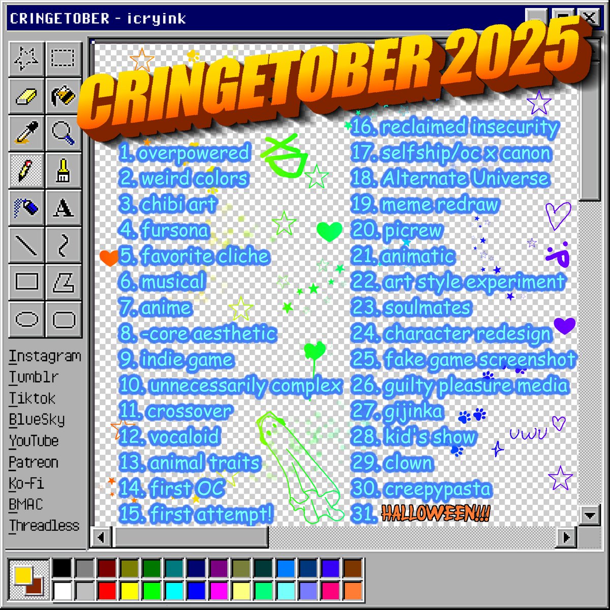 9. indie game
#cringetober

I adore Fran Bow for real, absolutely one of the things on which my personality was built... which probably explains a lot....

#cringetober2025 #franbow #indiegame #art #artchallenge #Inktober