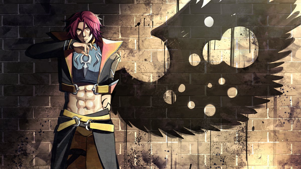 axialux's tweet image. #kayntober2025 day 2

he&apos;s an angel with a shotgun... fighting &apos;til the war&apos;s won...