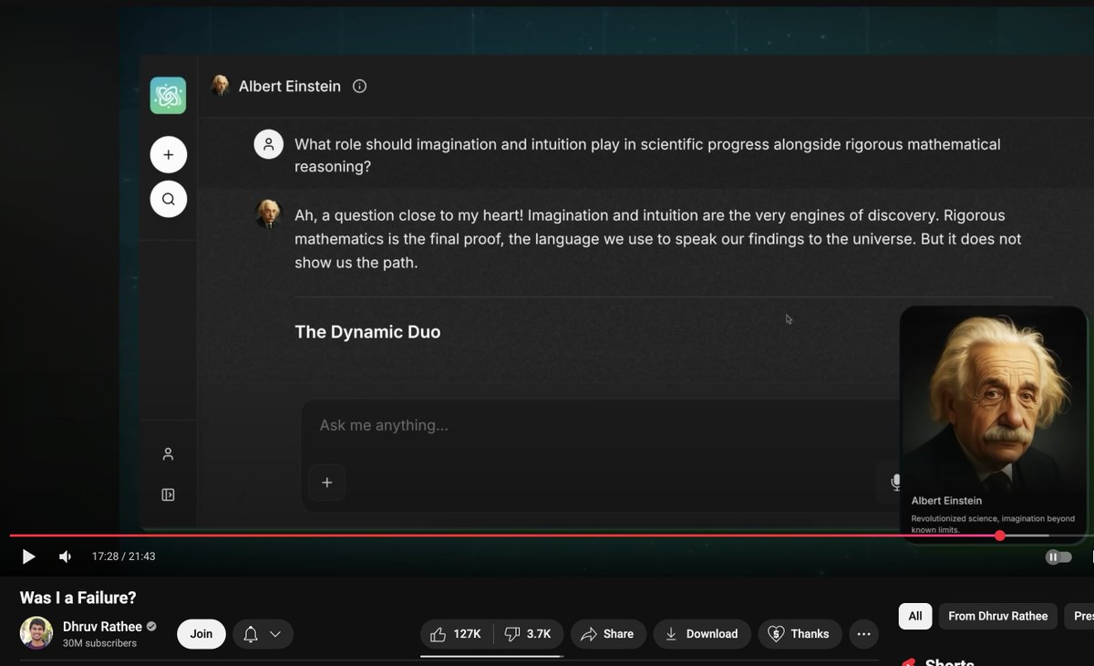 jacques_web3's tweet image. dhruv rathee must really think his audience is dumb

he is claiming to invent something @character_ai launched 3 years ago and thinks now all AI companies will copy him 🤦‍♂️

freshers build this as 2nd sem side project