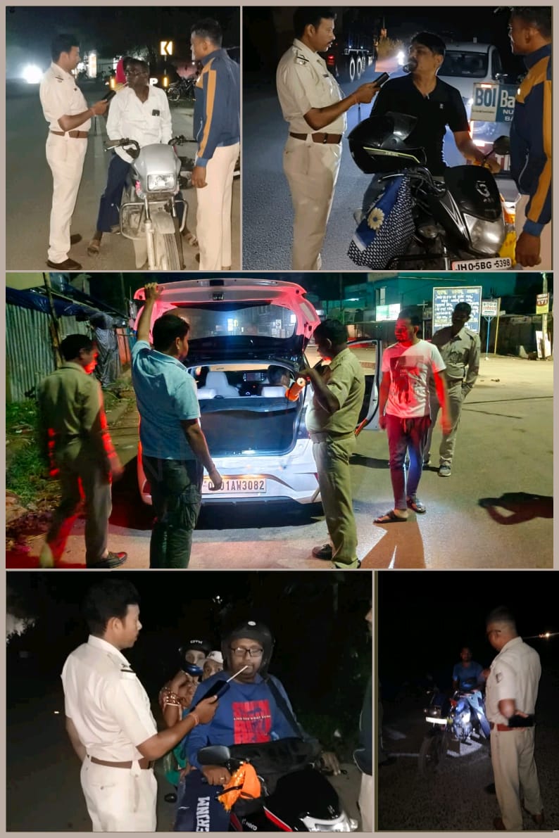 Mayurbhanj Police conducting Naka/MV checking across all police stations in the district to maintain law and order and to promote responsible driving practice.
#UseHelmet_Seatbelt