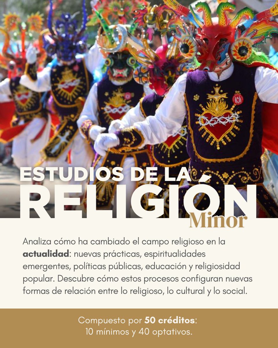 cer_uc's tweet image. 📚Conoce el nuevo Minor en Estudios de la Religión. Explora el fenómeno religioso desde diversas perspectivas: teórica, histórica y empírica.
✅ Inscríbelo a partir del 15 de octubre en Mi portal UC
👉 Revisa cursos disponibles y más información en cer.uc.cl