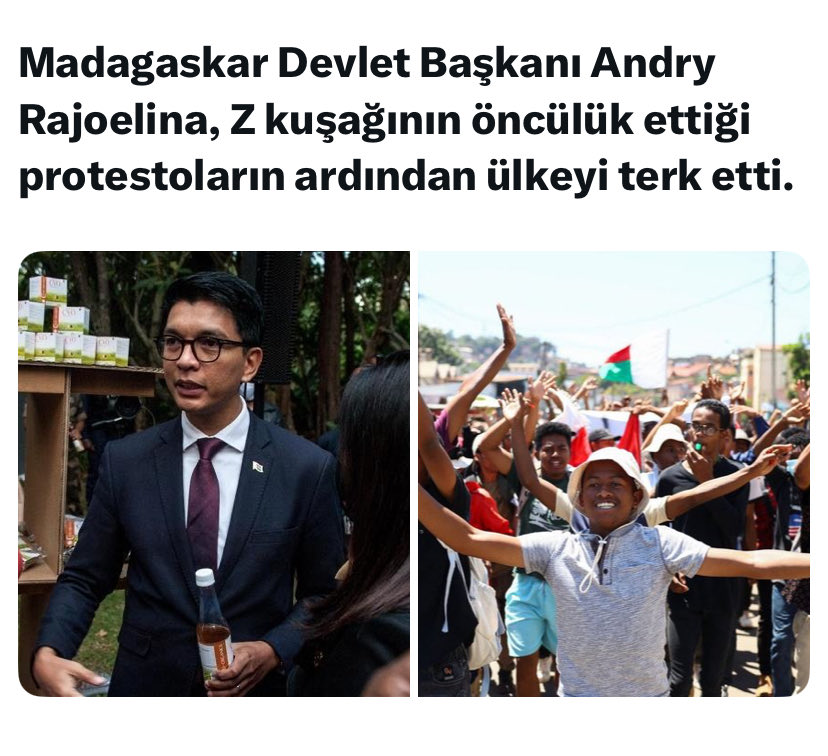 Önce Nepal 
sonra Madagaskar

Z kusağı artık ülkeleri temizliyor 

Pislikleri yurtdışına atıyor 

Niye mi söyledim ..??