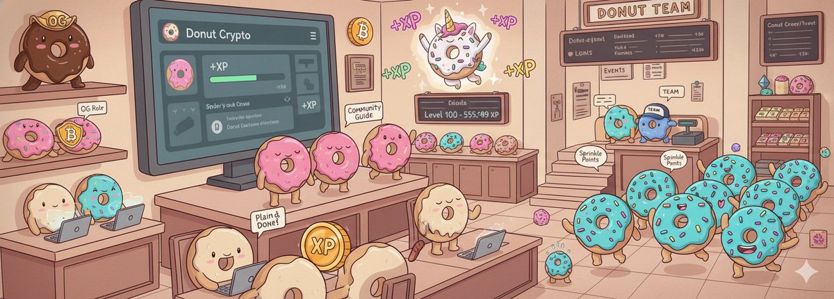 gJombi's tweet photo. Gdonut, Got a craving for crypto and community? You've come to the right bakery! 🍩 At Donut, every interaction is a sprinkle of XP towards becoming a legendary Unicorn Donut. Join our #DonutFam, meet our amazing guides, and let's make some sweet gains! ✨ @donutai https://t.co/d6WYasTtmr