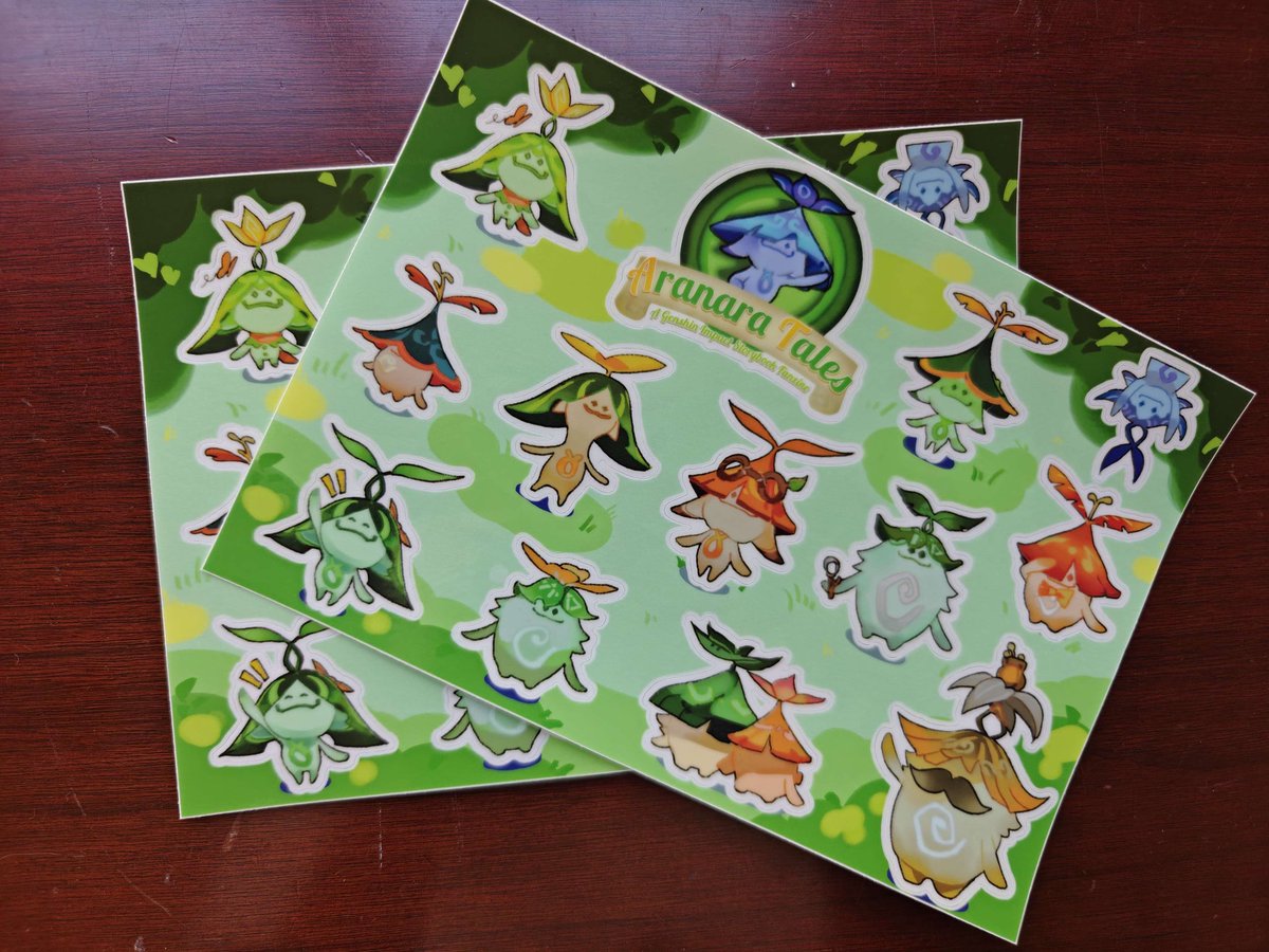 📦 The Aranara Tales leftovers sale is still open! We’ve got paper merch left: bookmarks, polaroids, and sticker sheets (postcard is sold out).

🌿 Digital bundle is still available! Perfect if you want a little more forest magic.

💖 Don’t forget: all profits are being donated