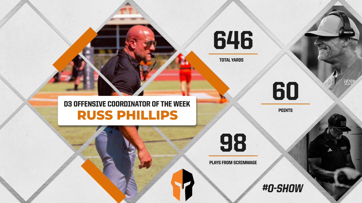 Russ and Heidi Phillips🏈 (@russheidislc) on Twitter photo Thank You to <a href="/CoachKGrabowski/">Keith Grabowski 🏈 Coach and Coordinator Network</a> and <a href="/jsnellbwfb/">John Snell</a> for selecting me as the <a href="/LogHanRatings/">Logan Hansen</a> Offensive Coordinator of The Week! <a href="/HendrixFootball/">#WeAreWarriors</a> appreciates you! Podcast will air on FRIDAY ‼️‼️‼️‼️🧡🖤 Thank You to <a href="/CoachKGrabowski/">Keith Grabowski 🏈 Coach and Coordinator Network</a> and <a href="/jsnellbwfb/">John Snell</a> for selecting me as the <a href="/LogHanRatings/">Logan Hansen</a> Offensive Coordinator of The Week! <a href="/HendrixFootball/">#WeAreWarriors</a> appreciates you! Podcast will air on FRIDAY ‼️‼️‼️‼️🧡🖤