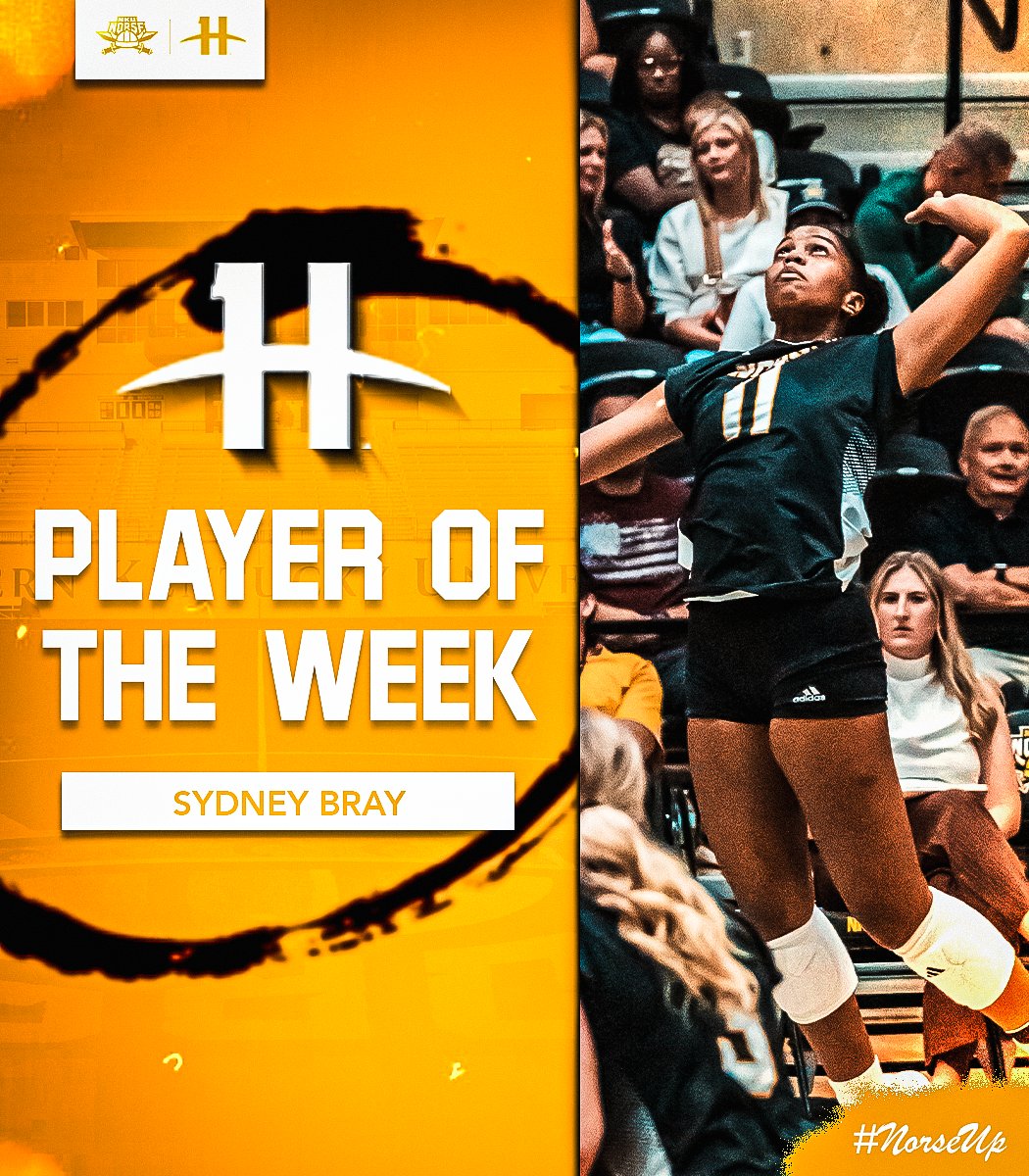 Syd earns #HLVB honors for the second time this season 👑