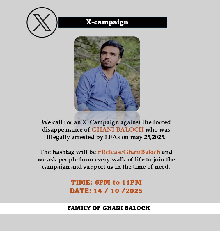 Baloch Voice For Justice tweet media