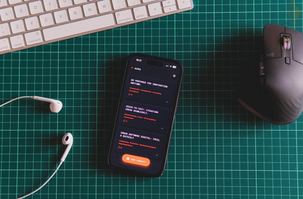 you never know when the inspiration strikes, that's why I've created a tool to record and pin-pon ideas.

record, transcribe, and iterate.

built in one week, it follows the file system over db approach, like obsidian. your data, your rules. fully local, synced, and accessible by