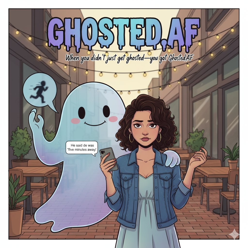 Ever felt so ignored, you basically ceased to exist? 😂

The ultra-relatable domain Ghosted.AF is now available! Perfect for a dating humor site, a breakup support community, or a platform for sharing hilarious (or heartbreaking) no-show stories.

When you didn't