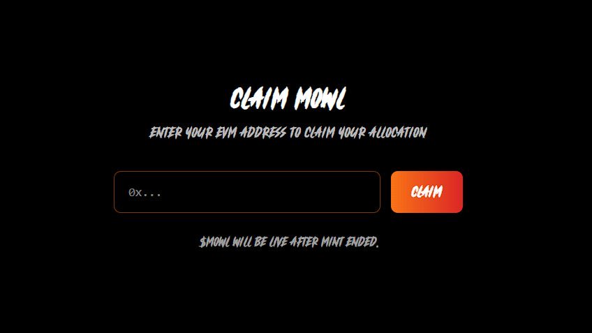 Holder get Airdrop!!

Claim soon : claim.mowl.lol

1467 minted!!
Mint link
opensea.io/collection/mow…