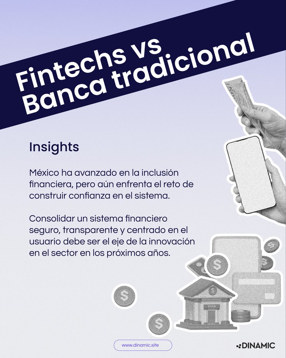 Fintechs vs Banca tradicional: la conversación digital marca una clara diferencia 👇

💜 54.3% de menciones positivas hacia Fintechs
🏦 74.5% de rechazo hacia la banca tradicional

Los usuarios valoran la inclusión, innovación y agilidad de las Fintechs, frente a la burocracia y