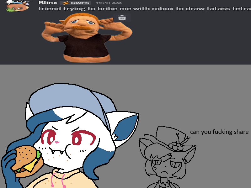 BlinxCat's tweet image. I didn&apos;t get paid for this and I am not drawing it that way so I did this instead #yonkagor #yonkagorfanart