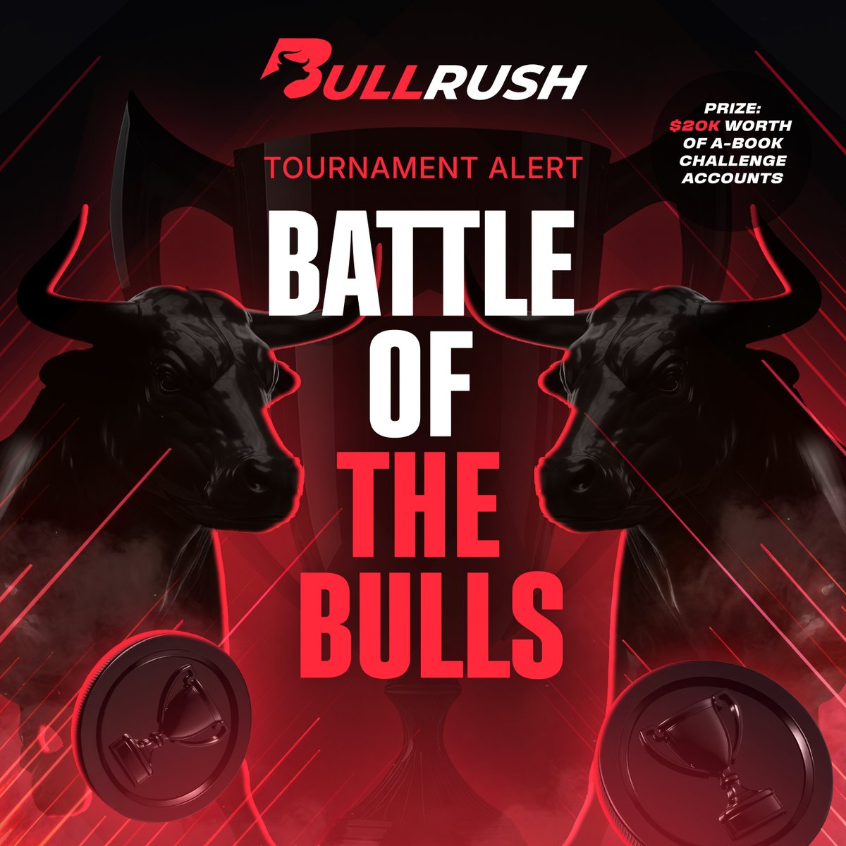 Think you’ve got what it takes to out-trade the competition? 💥
The Battle of the Bulls is officially ON!

📅 Oct 13 – Oct 24
✅ Free to join
💰 $20K in A-Book Challenges

Two rounds. One winner. Total bragging rights.

Think you’ve got what it takes? 👇
tr.ee/V8hDm2