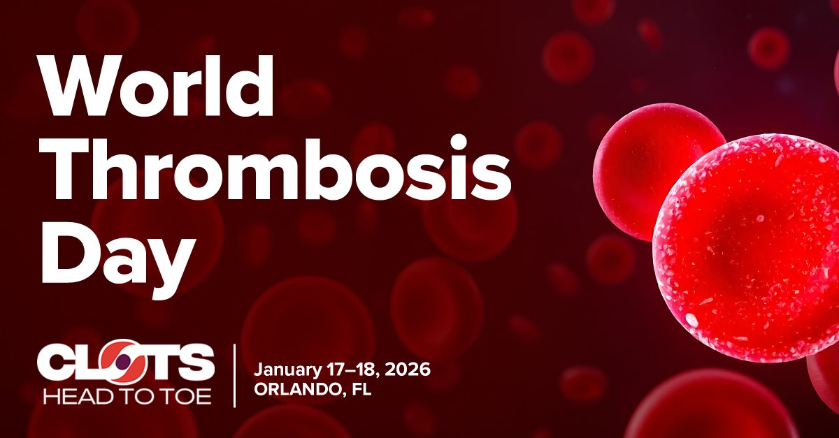 CLIjournal's tweet image. Today is #WorldThrombosisDay. A reminder that clots remain one of the leading causes of death and disability worldwide. 

Take advantage of the World Thrombosis Day giveaway this month! 👉  hubs.ly/Q03M-HxL0