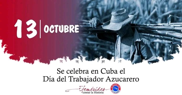 #EfemeridesDeHoy 
#Azucareros 
#Cespedeños