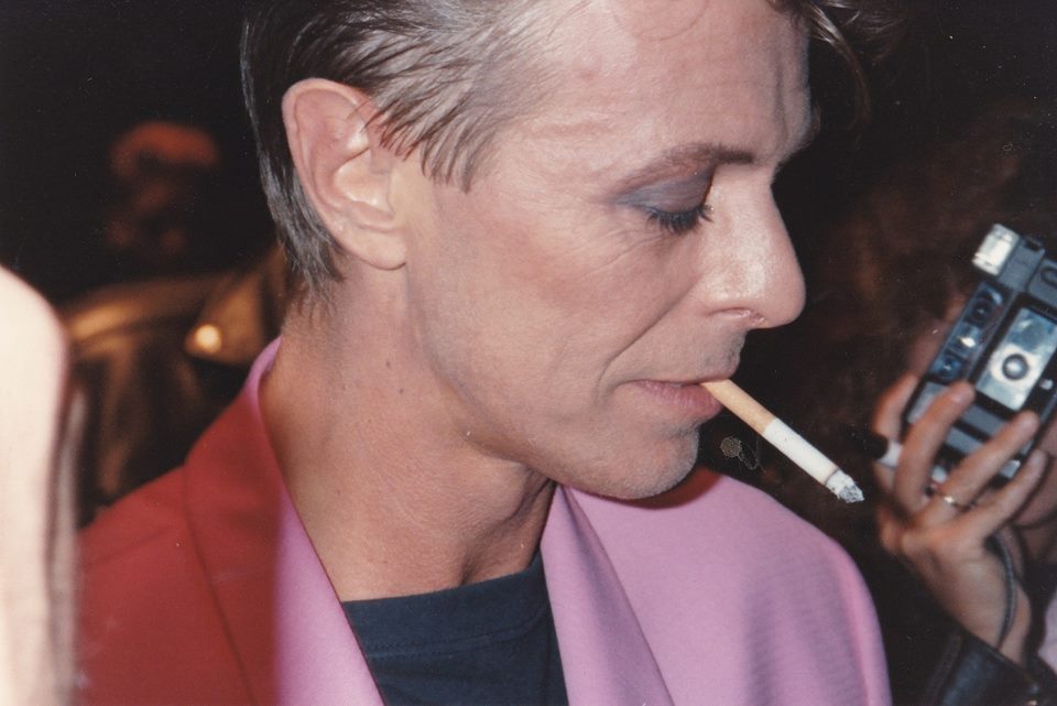 I like to think in a Parallel Universe somewhere there is an additional David Bowie Persona... Guy Liner.  #BowieForever