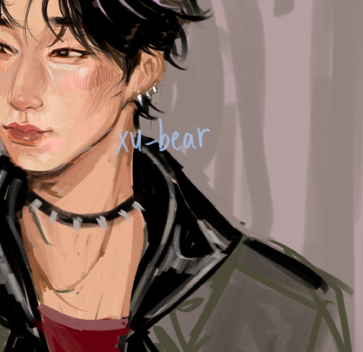 😵‍💫tiny wip i started in class today!! #san