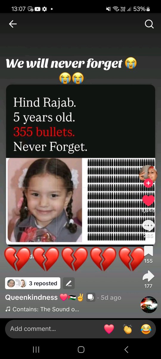 NailaSuleiman's tweet image. Petit ange HIND RAJAB nous n'oublierons jamais le bâtard terroriste talmudiste intégriste qui a massacré ton minuscule corps de 355 balles. NI OUBLI NI PARDON.
Nous n'oublierons jamais les 20000 nourrissons, bébés et enfants génocidés à Gaza !