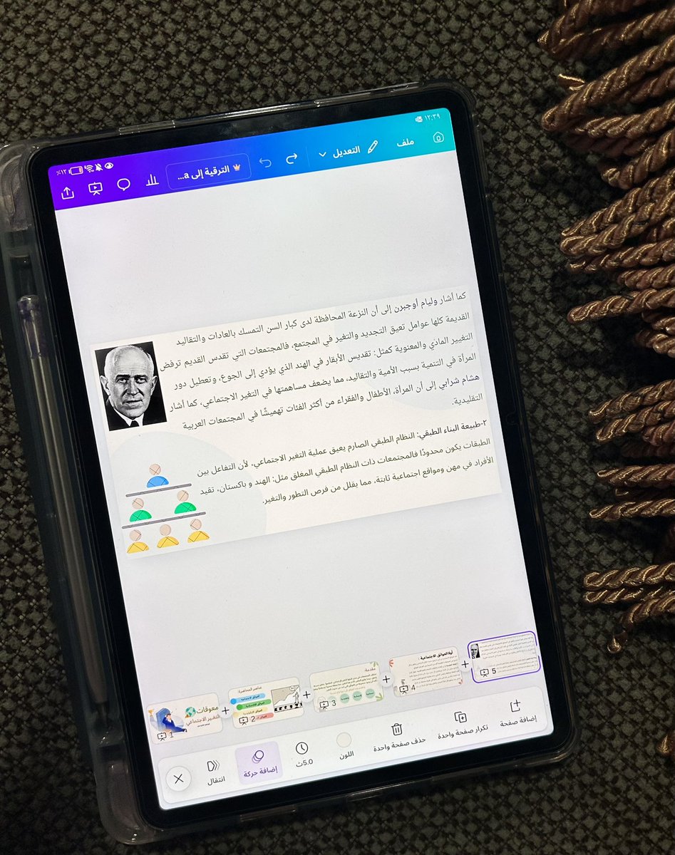 samar_abdullh1's tweet image. أجهّز لمحاضرة راح أقدّمها بالجامعة عن معوّقات التغيّر الاجتماعي 
أحبّ لحظات التحضير والبحث، رغم التعب لكنها مليانة رضا وشغف ❤️