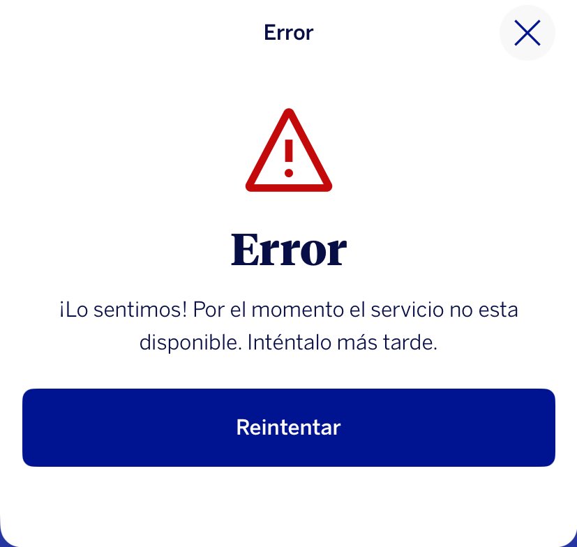 A alguien más le aparece así en BVVA o solo a mi? Ya llevo más de una hora intentando entrar