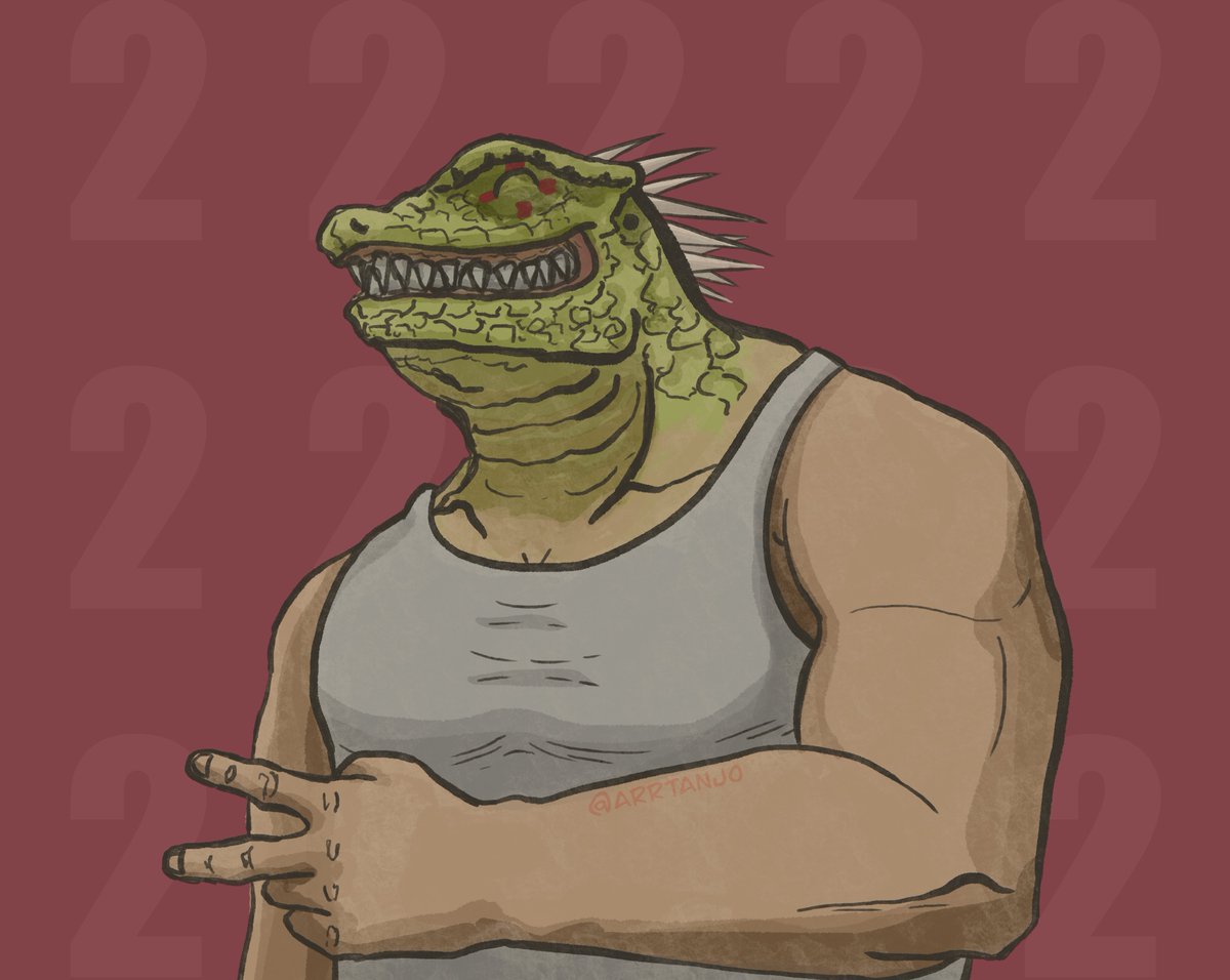 In honour of season 2 delay announcement, I did a little doodle!! #Dorohedoro #ドロヘドロ