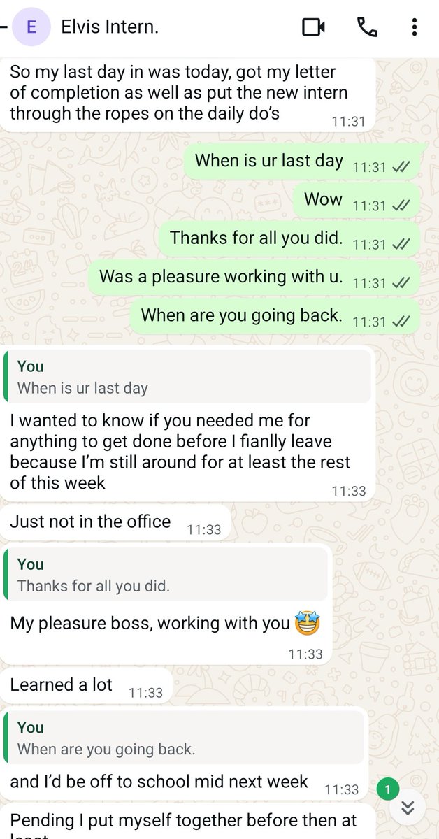 They say Gen z's are hard to work with, but sometimes you come across great gems like Elvis.  👍