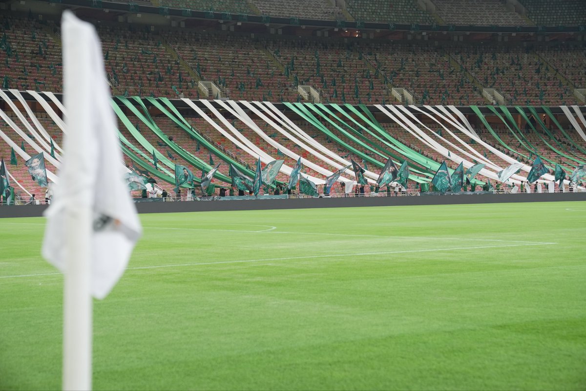 📸 تم الانتهاء من المدرج.. تبقى حضوركم المبكر 

موعدنا مبكراً في ملعب الإنماء 🦅💚

بداية المباراة 9:45 مساءً 

#موعدنا_الإنماء