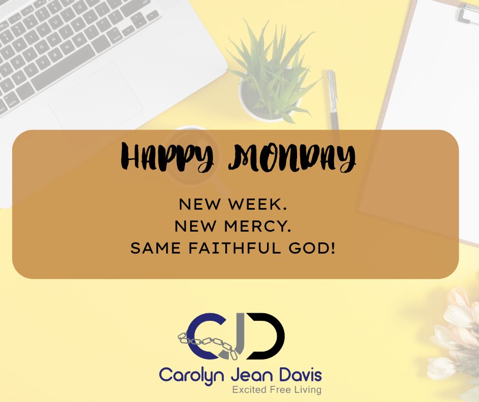 ExcitedFreeLife's tweet photo. ☀️��� MOTIVATION MONDAY ✨☀️

New week. New mercy. Same faithful God! 🙌🏾

No matter what last week looked like — this is your fresh start.
Remember: progress doesn’t require perfection, just persistence.
Keep showing up, keep praying, keep believing. 💪🏾🙏 https://t.co/bfKwOGM5et