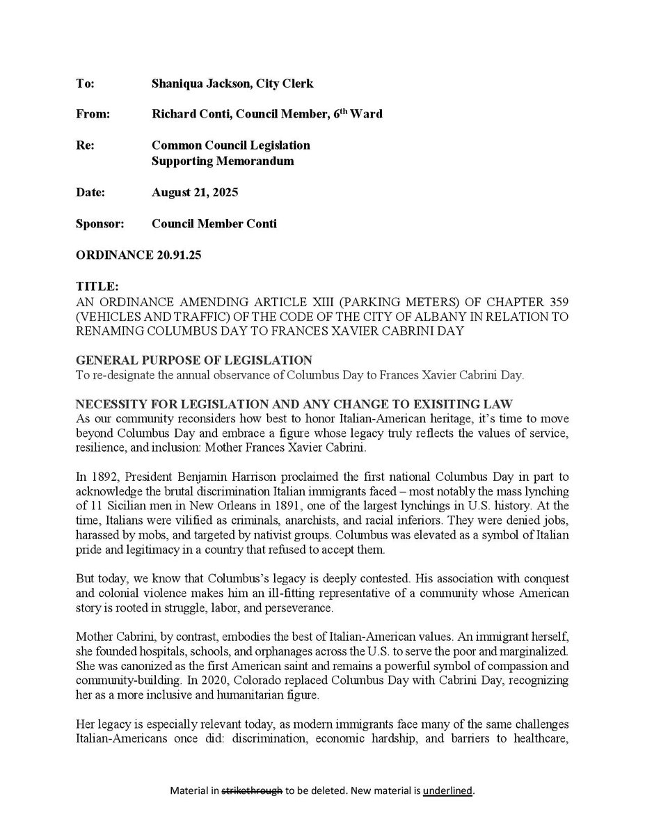 Former Albany Common Council Member Richard Conti tweet media