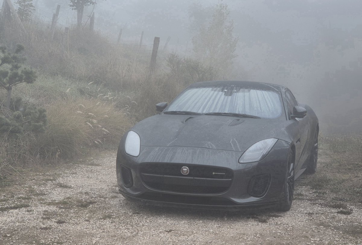 29Gambrinus's tweet image. ヴェルコールの朝は少し霧がかかっていました。
#jaguar #ftype #v6s